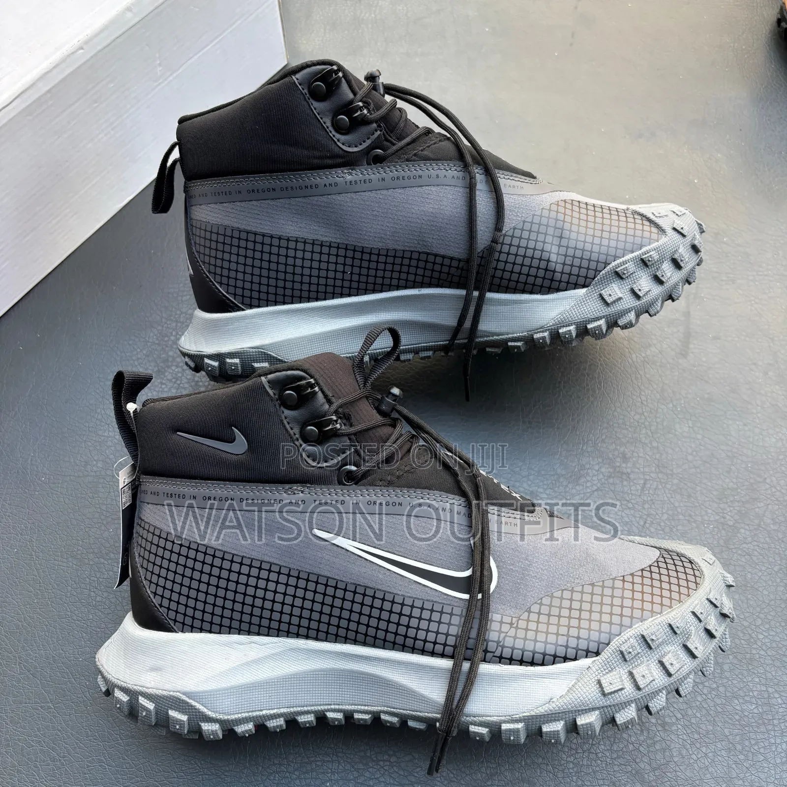 Acg Brand Men's Leather Boots Materials Very Classic