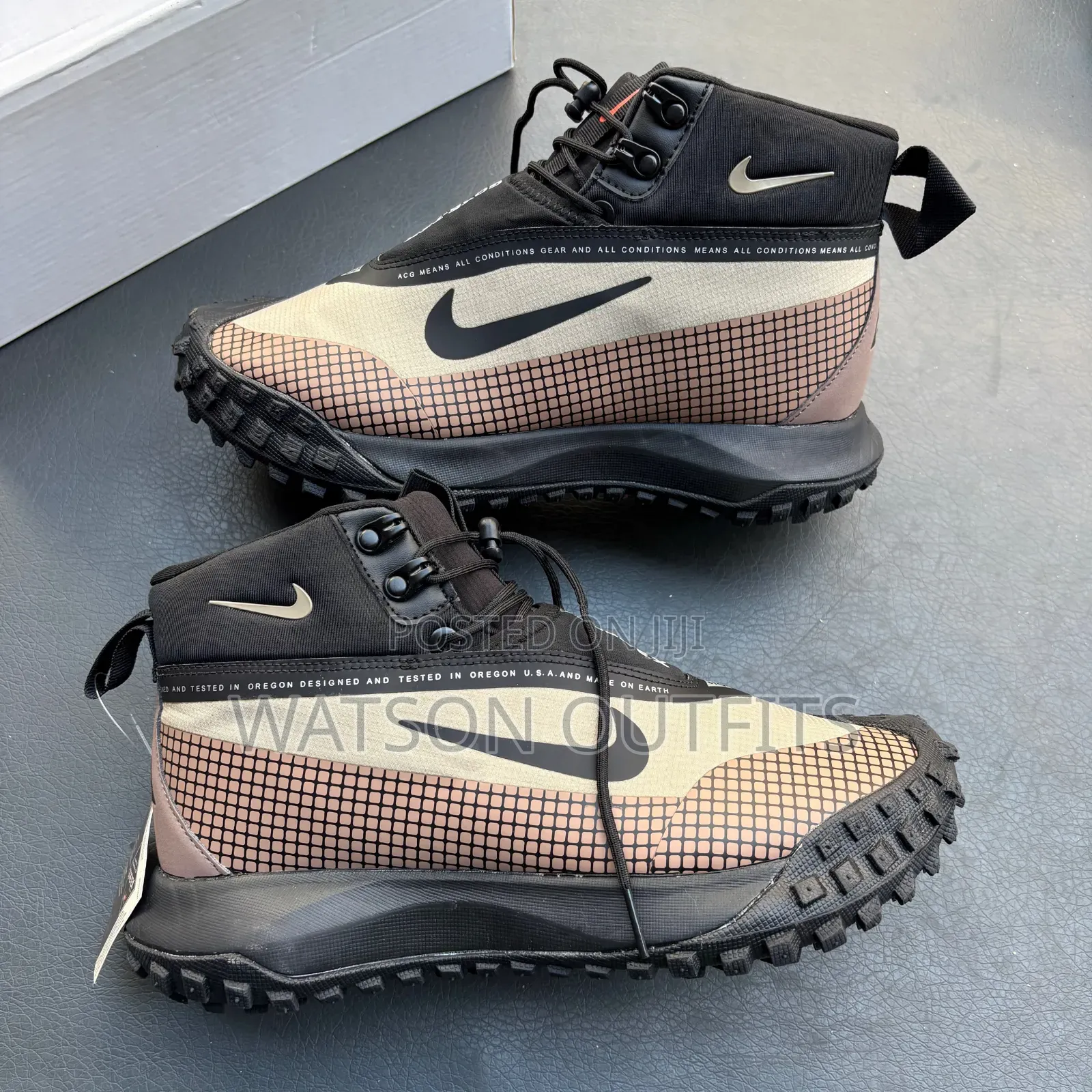 Acg Brand Men's Leather Boots Materials Very Classic