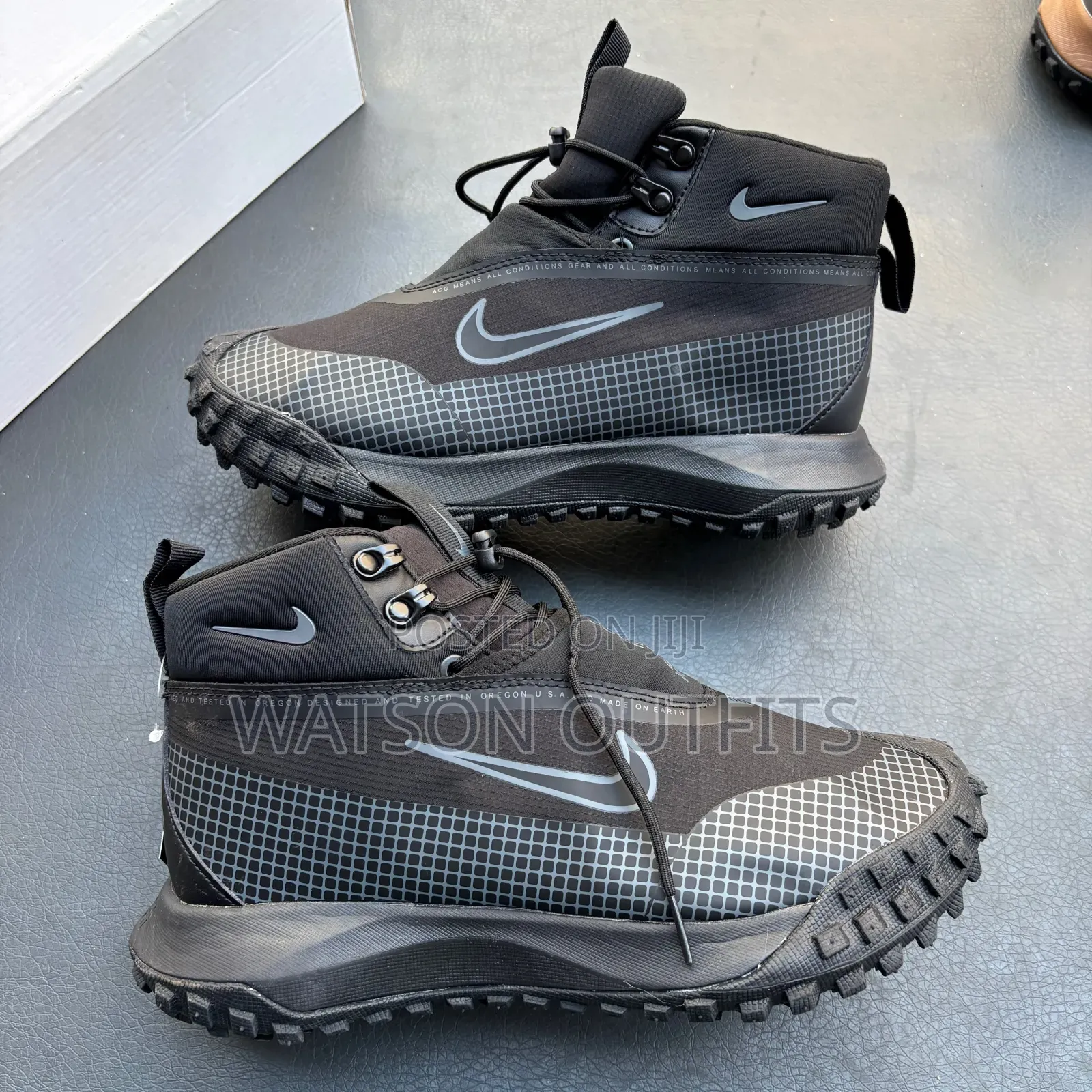 Acg Brand Men's Leather Boots Materials Very Classic