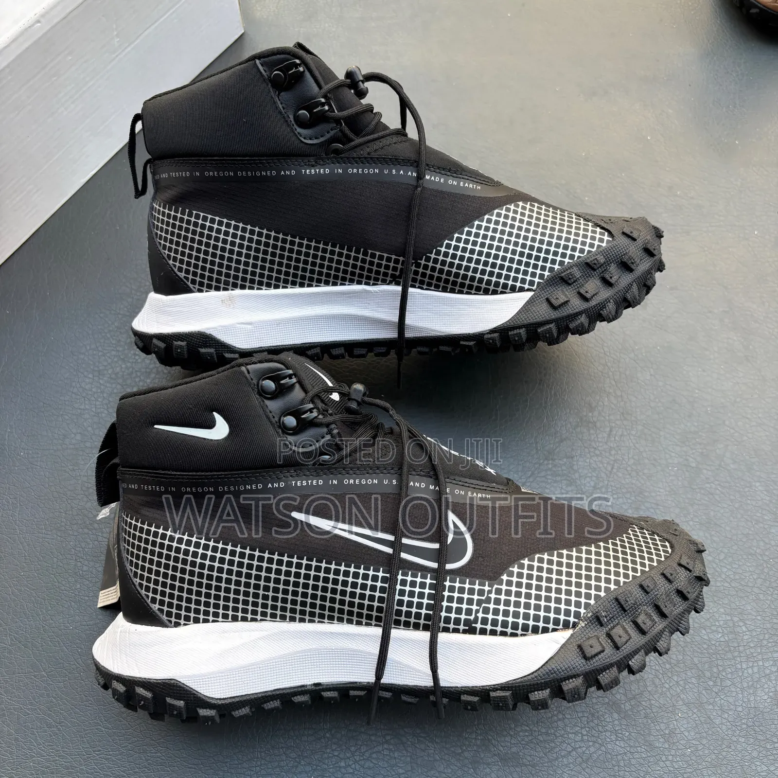 Acg Brand Men's Leather Boots Materials Very Classic