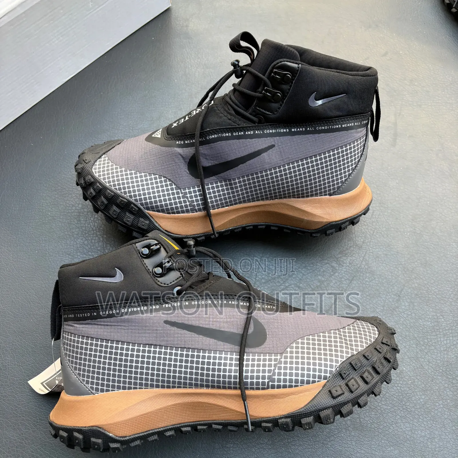 Acg Brand Men's Leather Boots Materials Very Classic