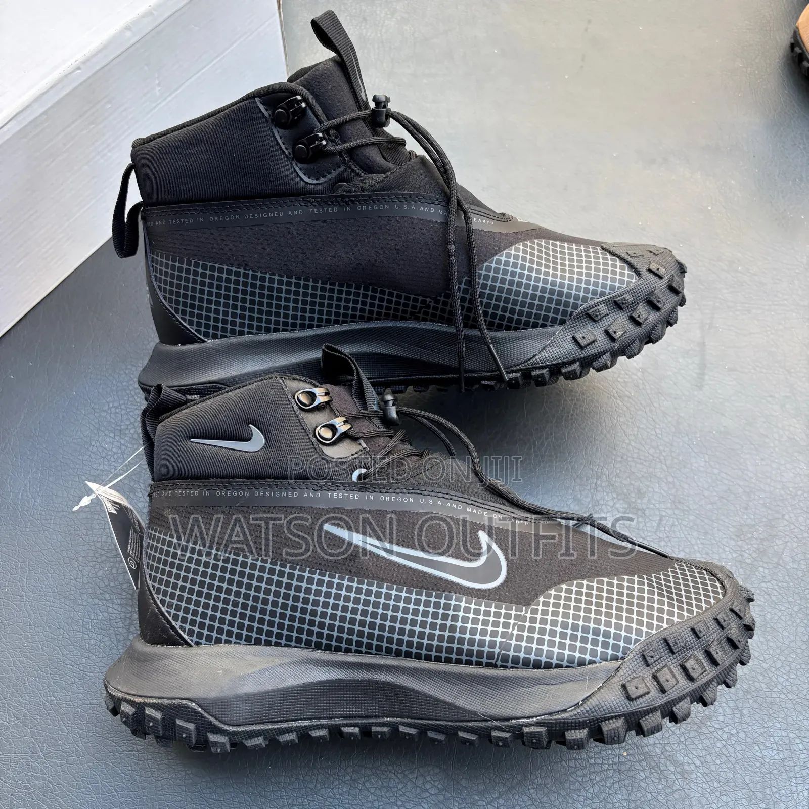 Acg Brand Men's Leather Boots Materials Very Classic