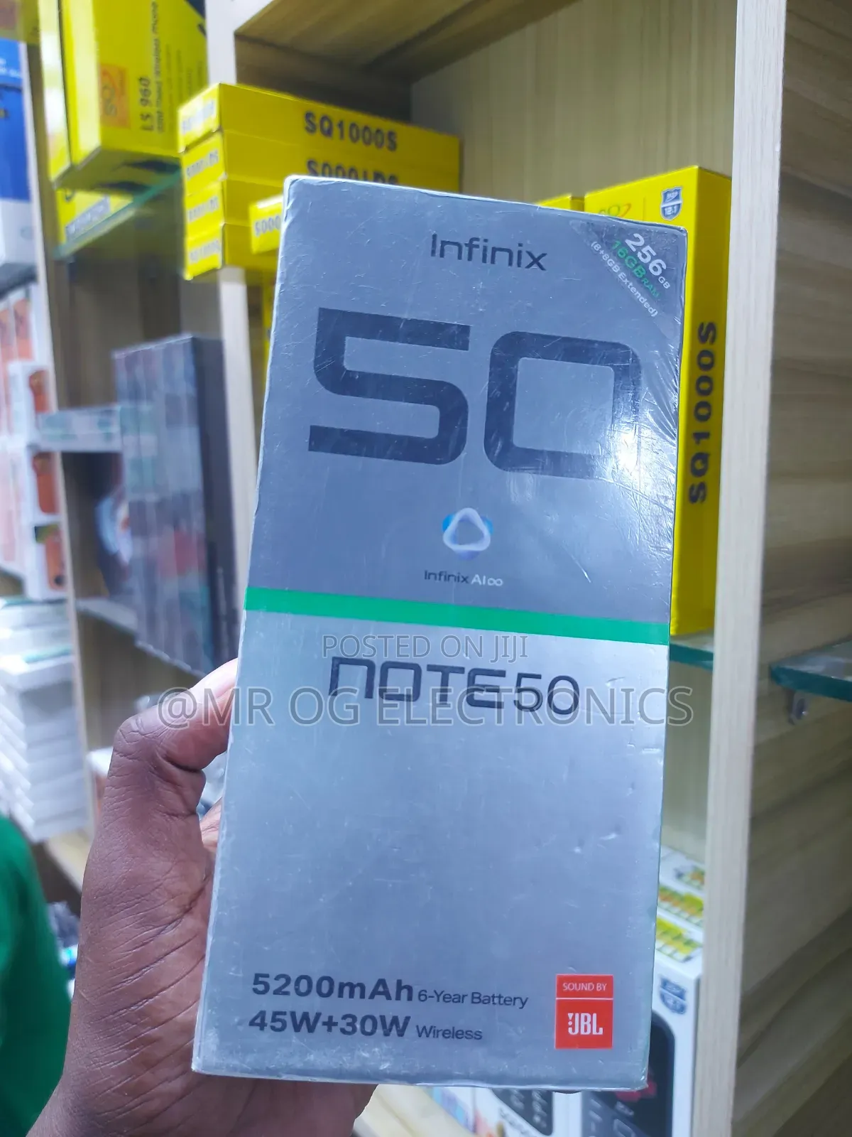 New Infinix Note 50 4G 256 GB Black