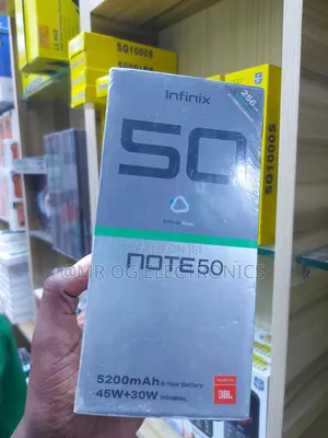 New Infinix Note 50 4G 256 GB Black