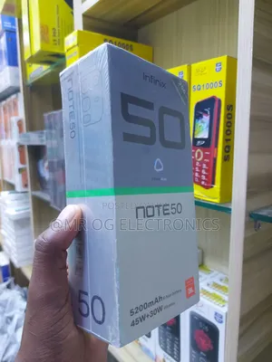 New Infinix Note 50 4G 256 GB Black