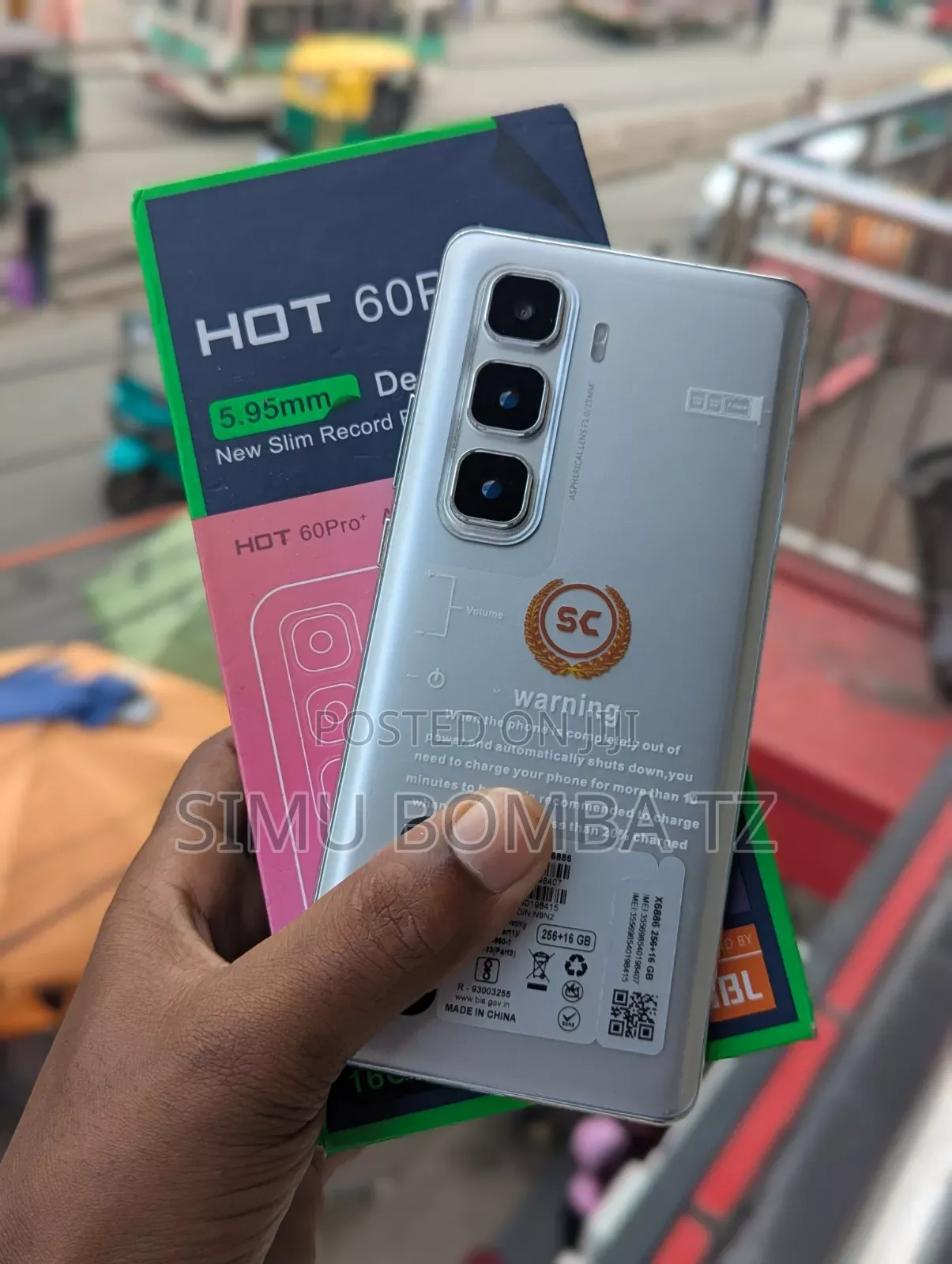 New Infinix Hot 60 Pro+ 256 GB Silver