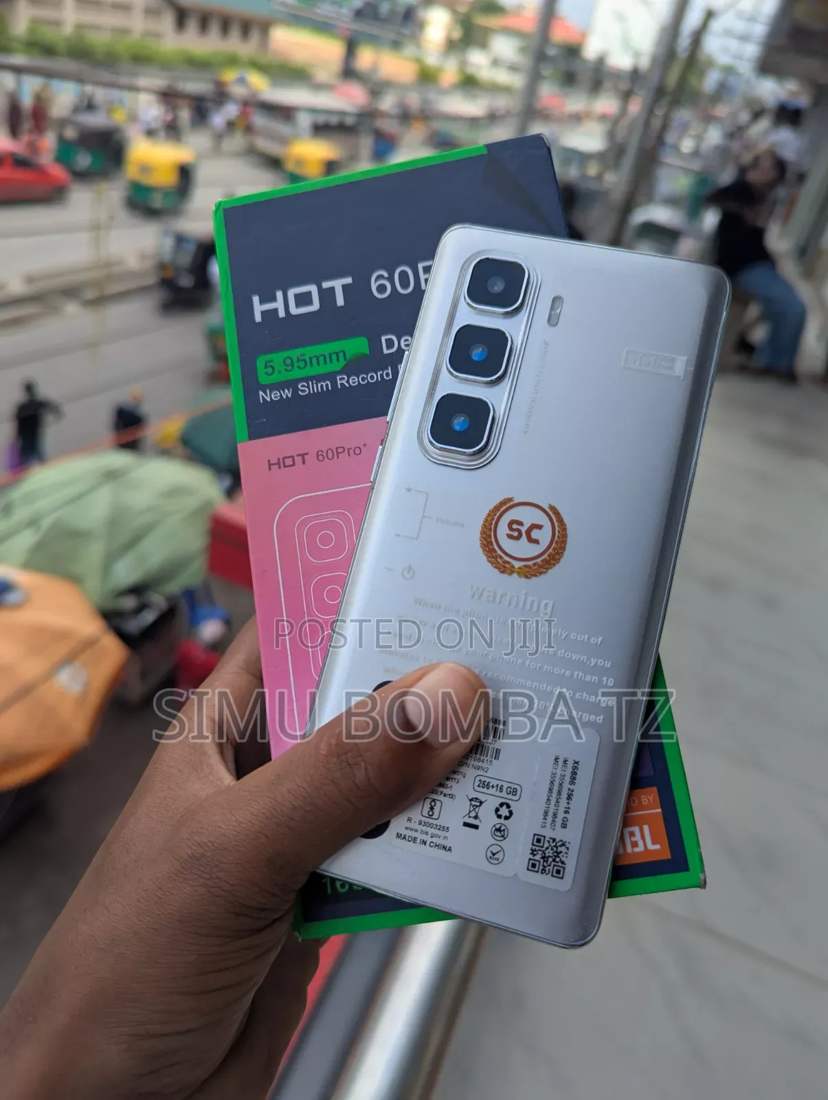 New Infinix Hot 60 Pro+ 256 GB Silver