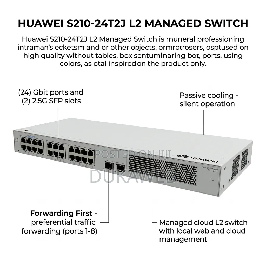 Huawei S210-24t2j L2 Managed Switch