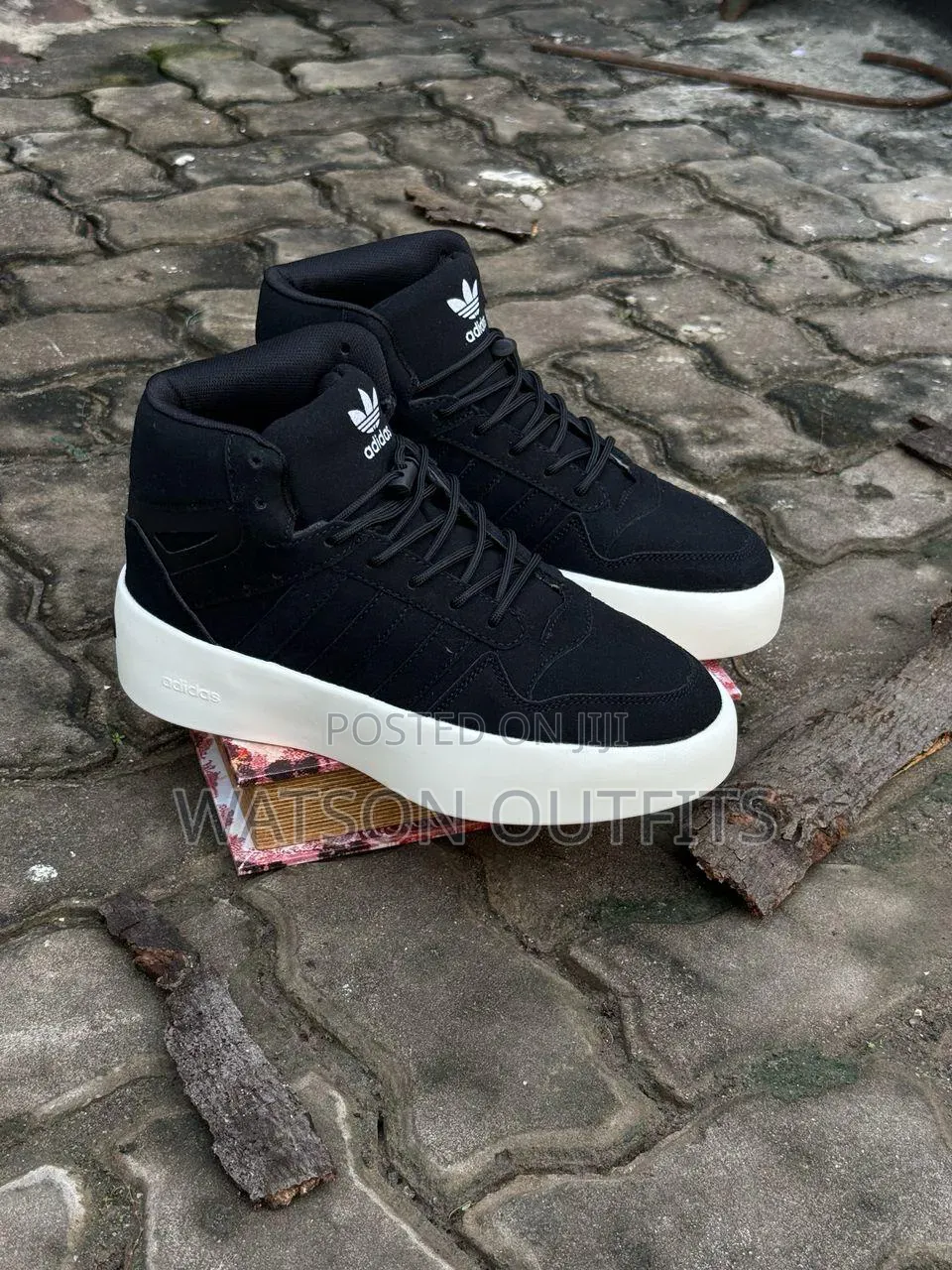 Boots in Sneakers Men's Leather Shoes Adidas Brand