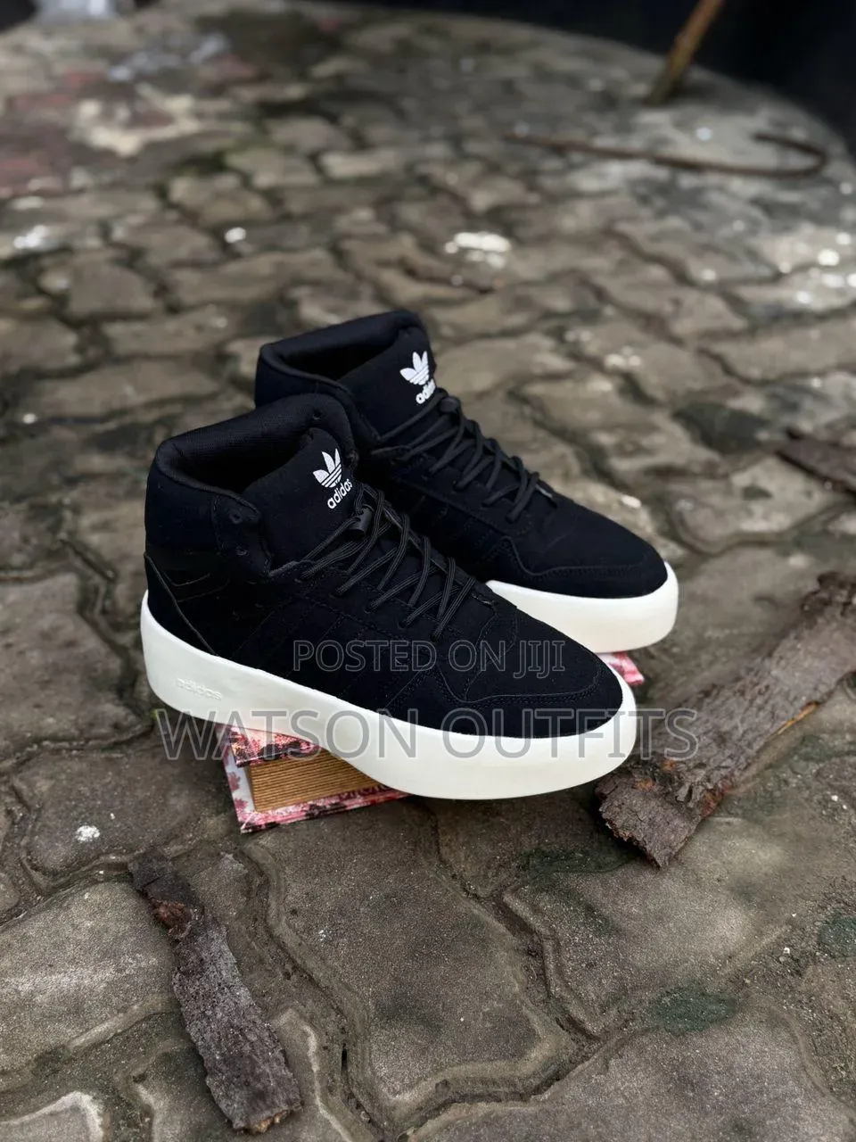 Boots in Sneakers Men's Leather Shoes Adidas Brand