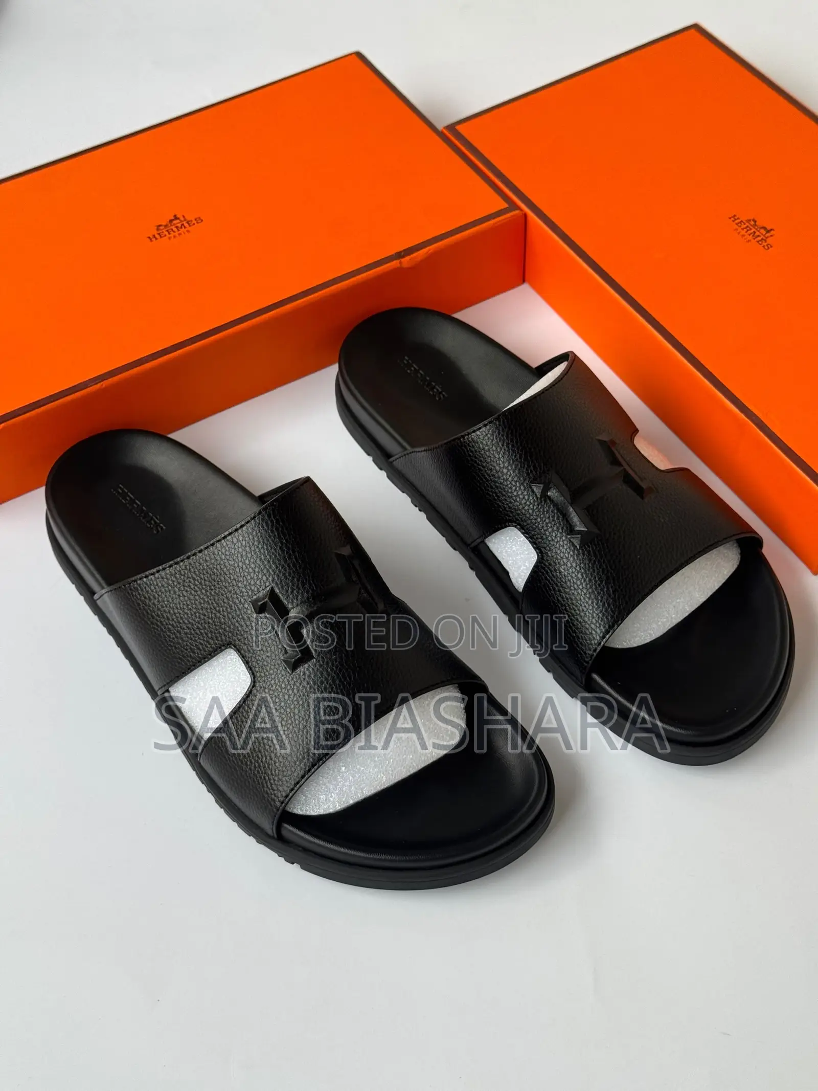 Hermes Sandals Black