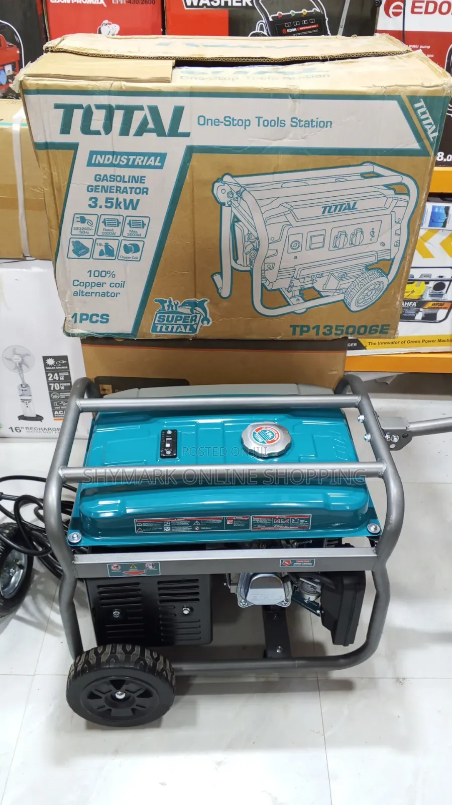 Total Gasoline Generator 3.5kw Tp135006e