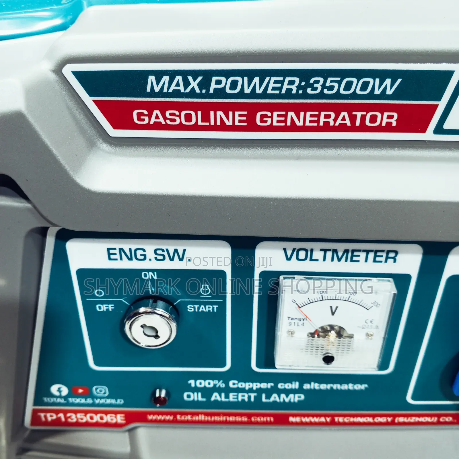 Total Gasoline Generator 3.5kw Tp135006e