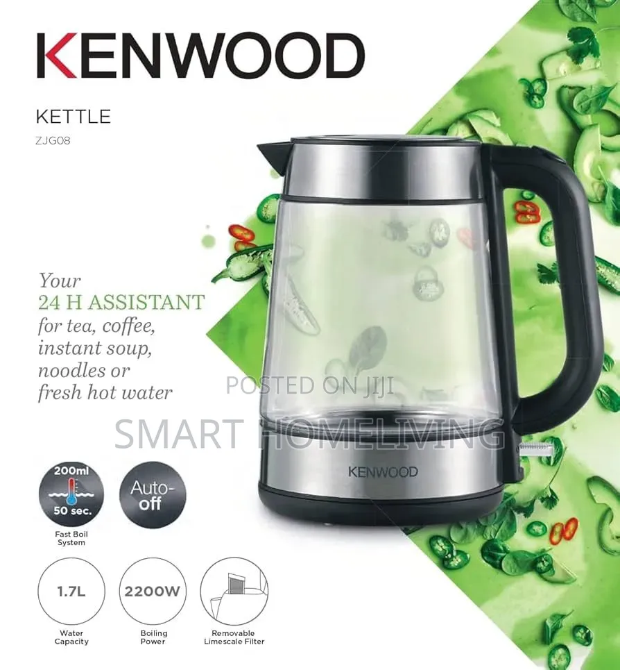Kenwood Zjg08 Glass Kettle 1.7l