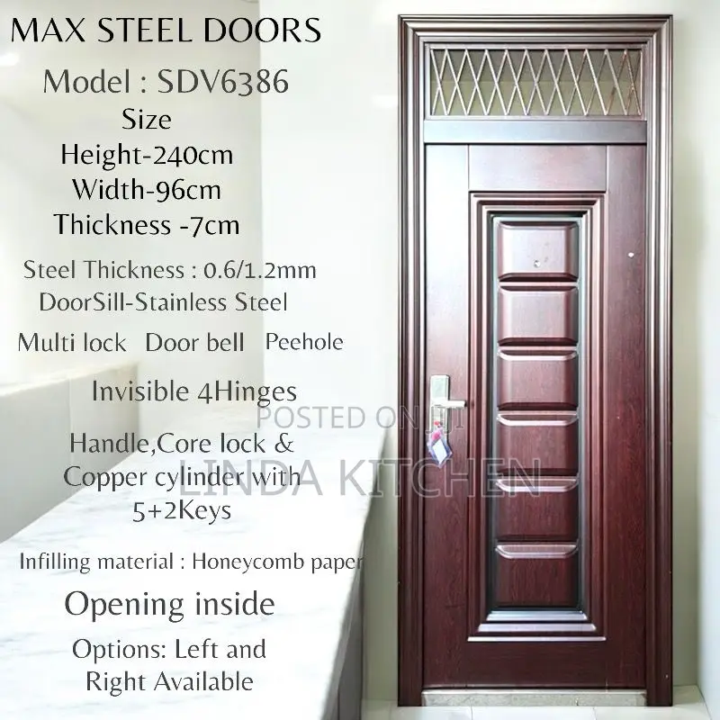 Max Steel Door *Size:240x96x7cm