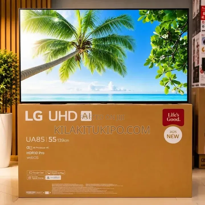 Lg Uhd (Ai)Ua85 Web Os Hdr10 Pro Tv Inch 55"