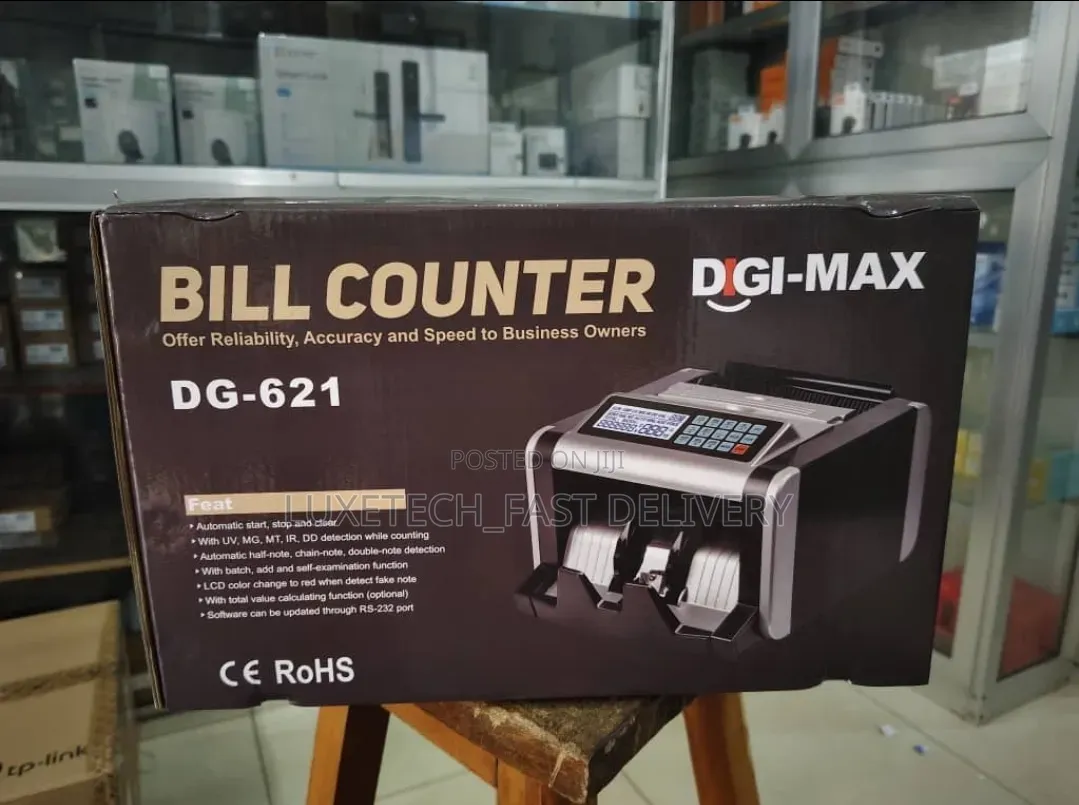 Digimax Dg-621 Bill Counter Machine for Business Cash Management