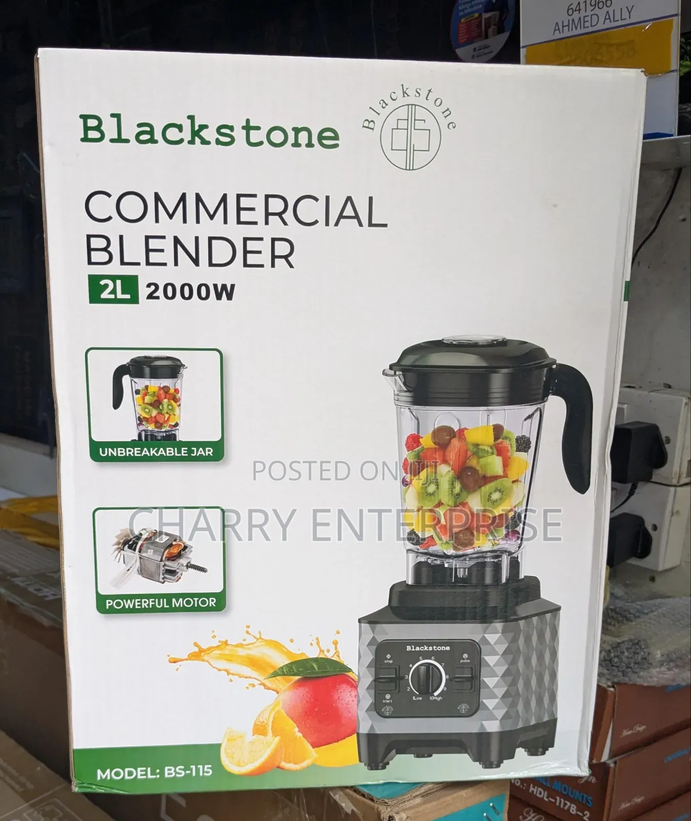 High Power Blackstone 2l Heavy Duty Blender 2000w Commercial and Home