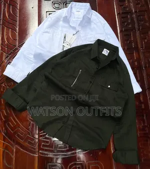 Zara Brand Men's Cargo Shirts Materials New Original and Quality