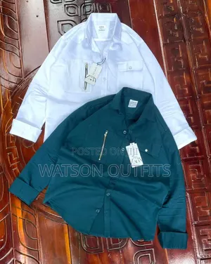 Zara Brand Men's Cargo Shirts Materials New Original and Quality