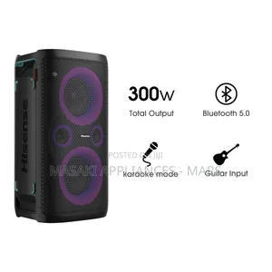 New!Hisense Party Speaker, 300 W, Bluetooth 5.0 Party Rocker One
