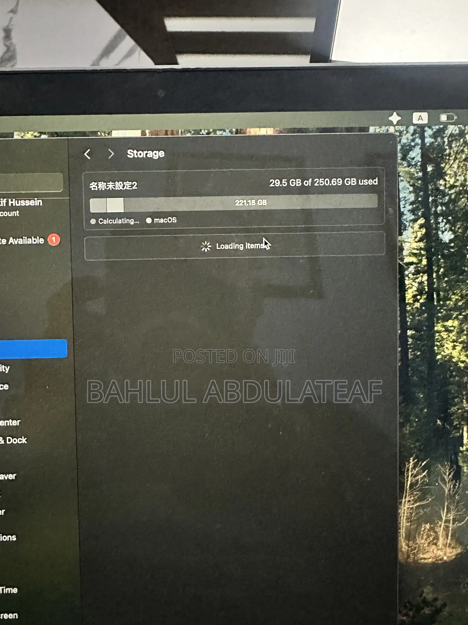 Laptop Apple MacBook Air 2020 8GB Intel Core i3 SSD 256GB