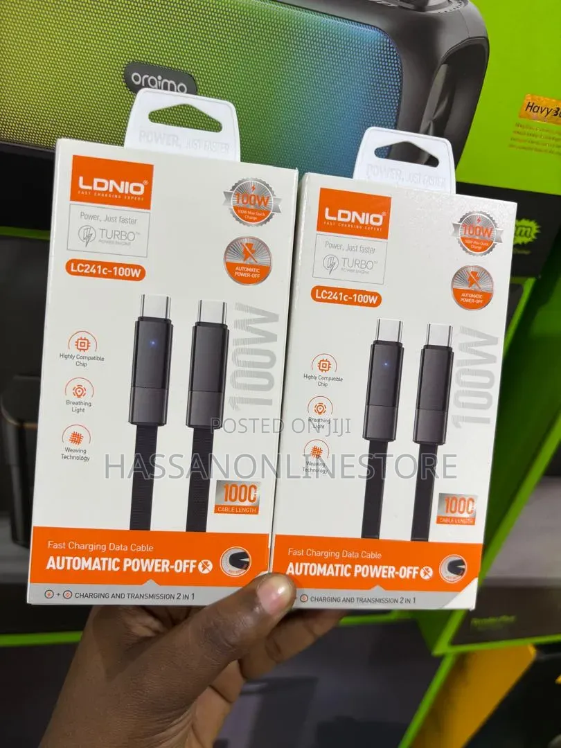 Ldnio Lc241c 100w Auto Power Off Type-C Cable