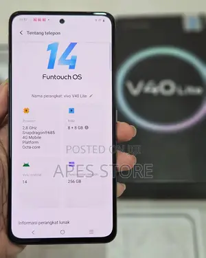 New Vivo V40 Lite 256 GB Silver