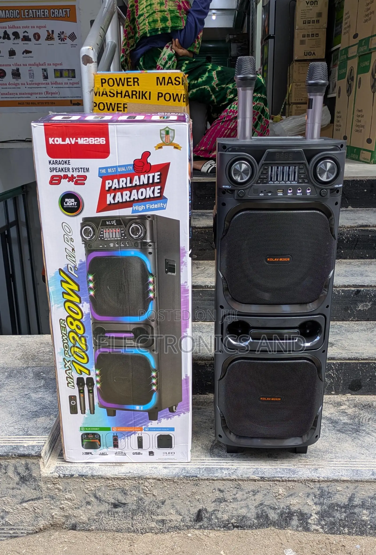Kolav M2826 Karaoke Speaker System Wireless Rechargeable