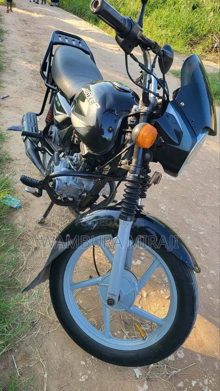 New Bajaj Boxer 125 2025 Black