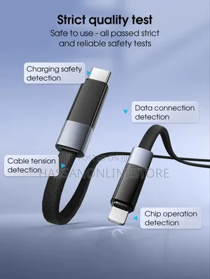 Ldnio Lc241i Auto Power-Off Charging Cable 30w Type-C to Lightning 1m