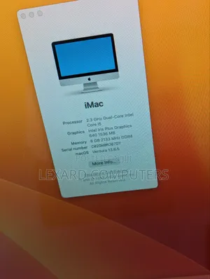 Desktop Computer Apple iMac 16GB Intel Core i5 SSD 256GB