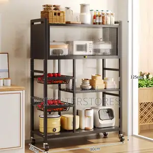 Kitchen Rack Movable Stainless