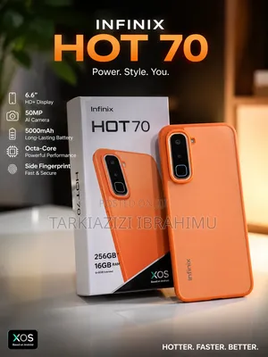 New Infinix Hot 70 128 GB