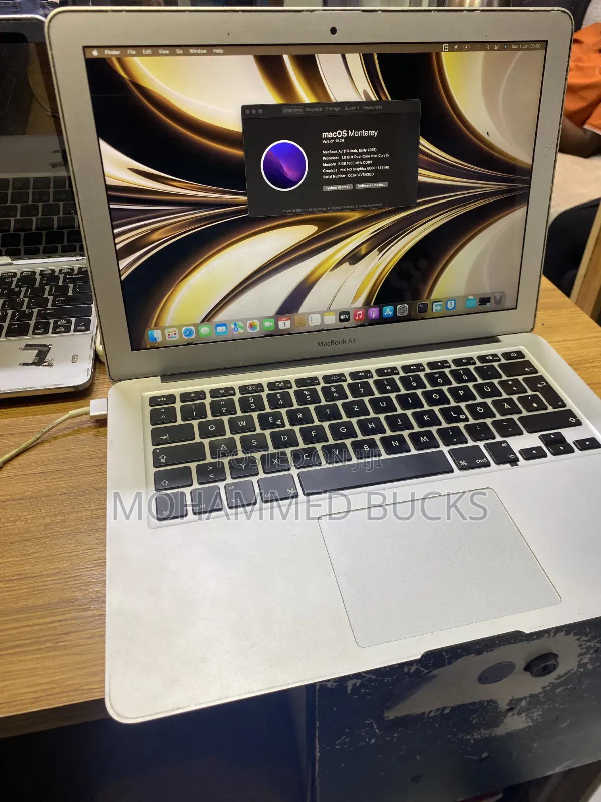 Laptop Apple MacBook Air 2015 8GB Intel Core i5 SSD 128GB