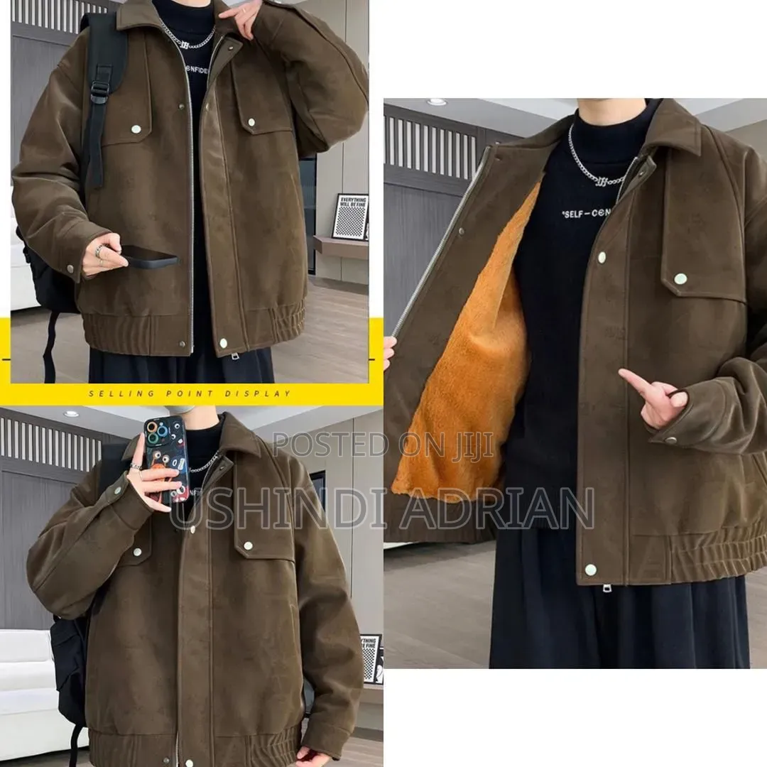 Unisex Coat Zenye Manyoya Ndani