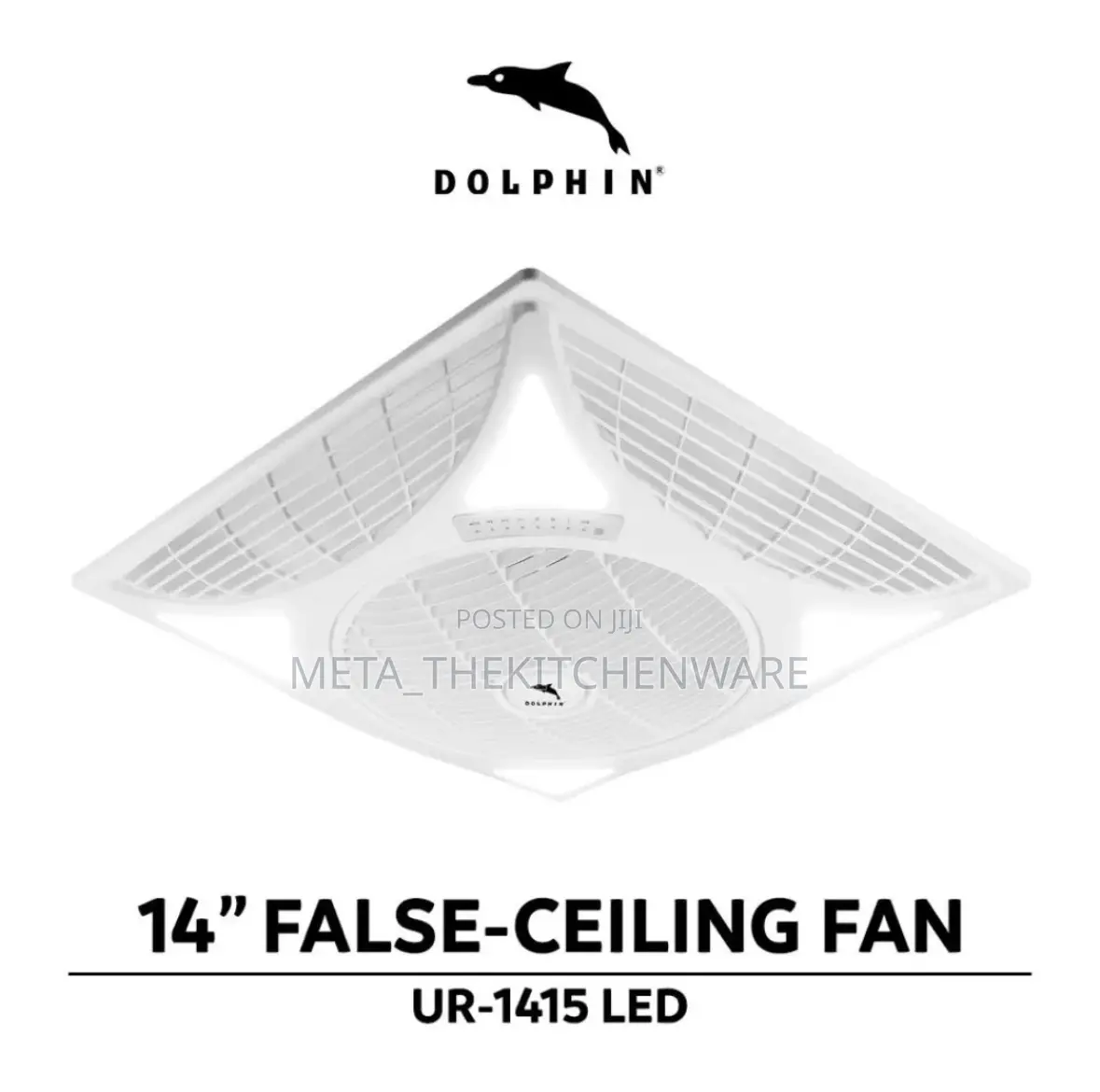 Dolphin False Ceiling Fan Ur-14i5 Led 60 X 60 Cm