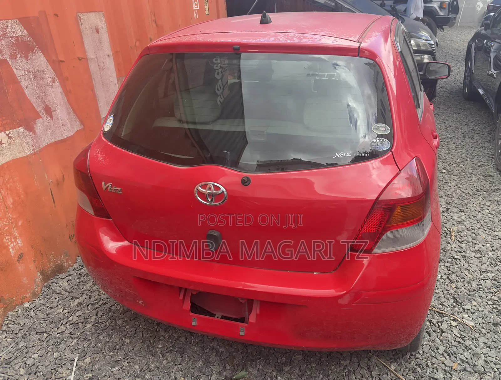 Toyota Vitz 1.0 FWD 3dr 2009 Red