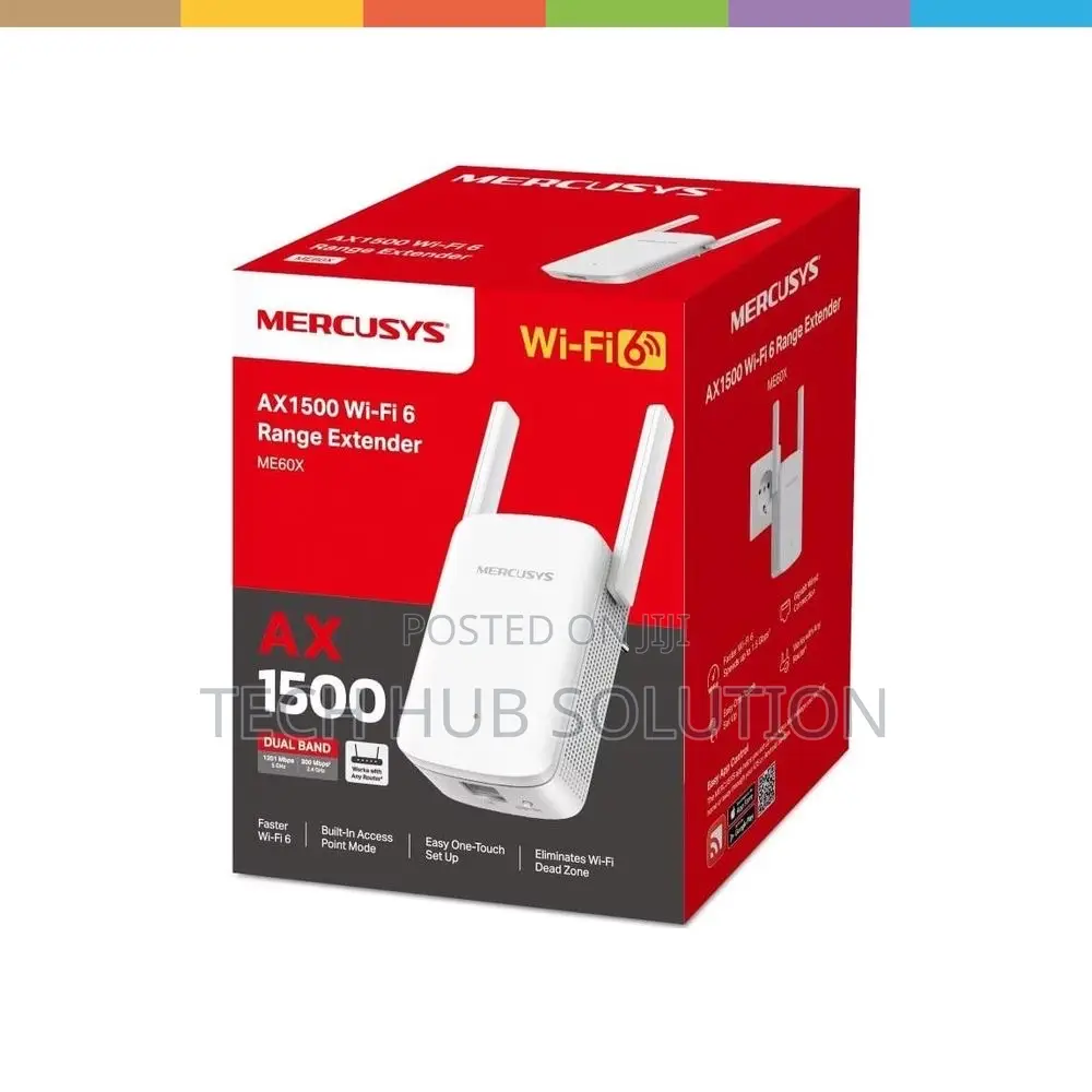 Mercusys Me60x Ax1500 Wi-fi 6 Range Extender
