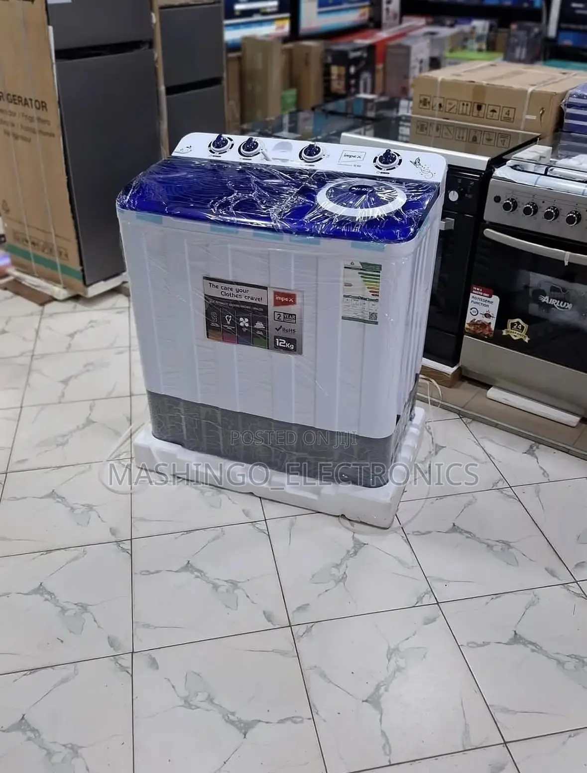 12 Kg Impex Washing Machines Twin-Tub || Wm1400tw