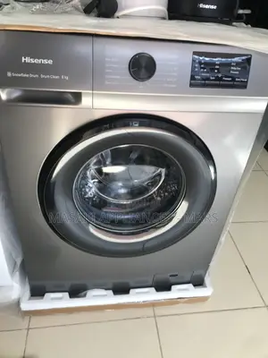 New!Hisense 6kg Front Loading Washing Machine, Wfvc6010t, (1000 Rpm)