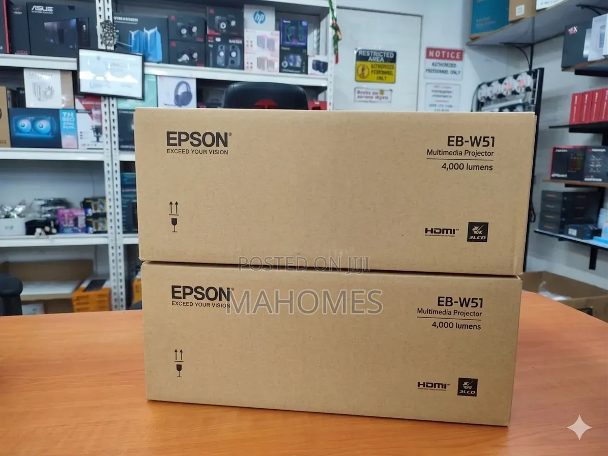Epson Eb-W51 4,000 Lumens.