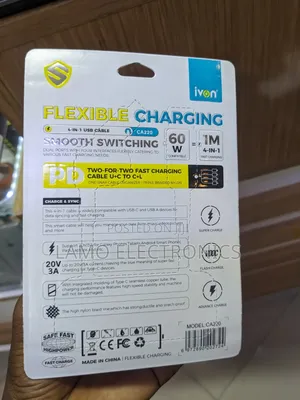 Ivon Ca220 4-in-1 Universal Charging and Data Cable