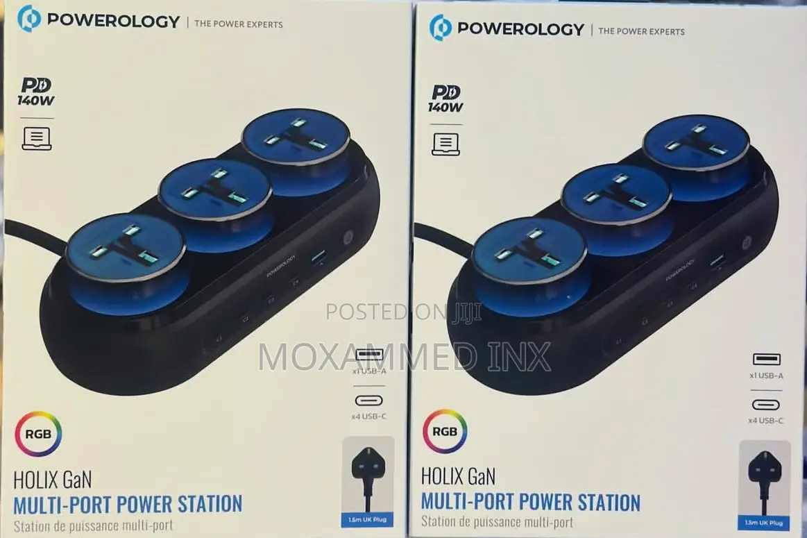 Powerology Holix Gan Multi-Port Power Station
