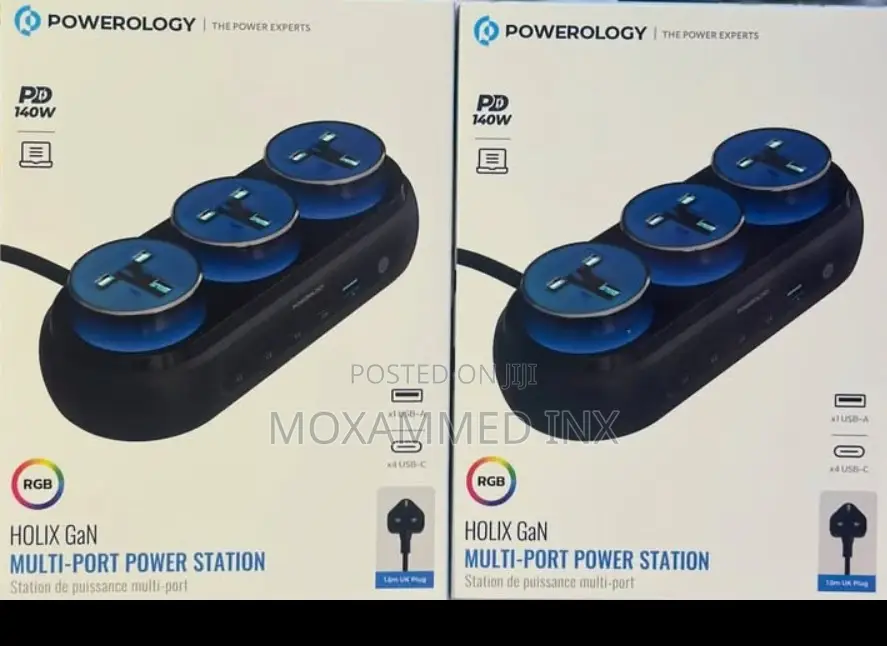 Powerology Holix Gan Multi-Port Power Station