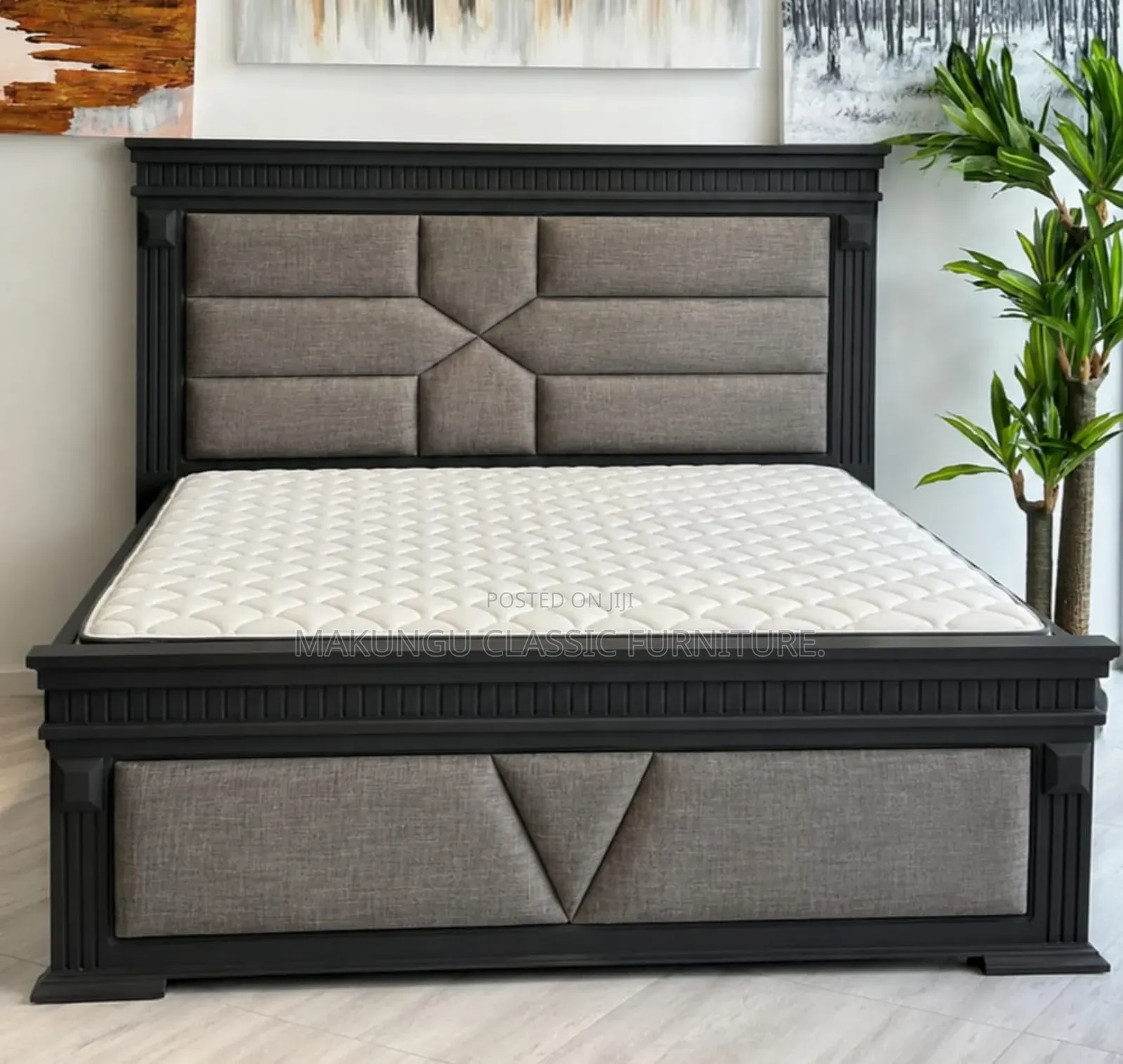 Simple Na Modified Bed Size 5/6 Ni Mbao Na Bedsofa