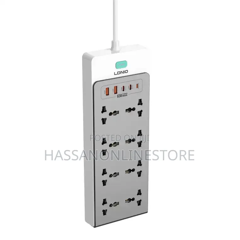 Ldnio Sc4 13-in-1 Gan Charging Station 65w – Power Strip