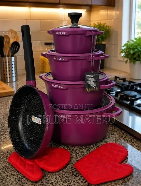 Ucc Life Cookware Set Original Purple Colour