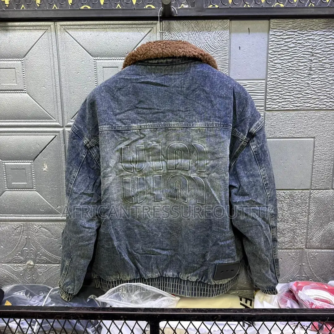 Vintage Denim Jackets With a Faux-Shearling Collar Available