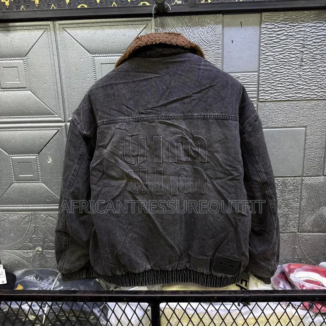 Vintage Denim Jackets With a Faux-Shearling Collar Available